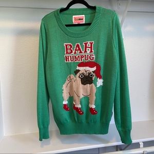 Pug Christmas sweater